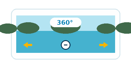 Look Around tutorial animation